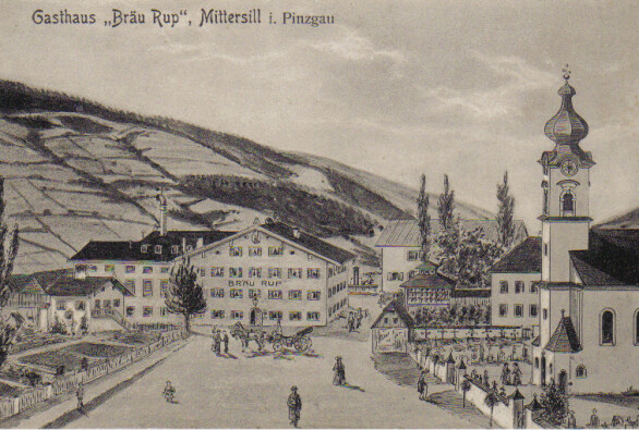 Das alte Hotel Bäurup um 1900
